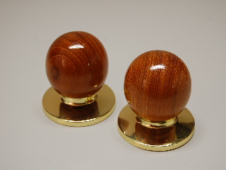 Drücker Garnitur Teak