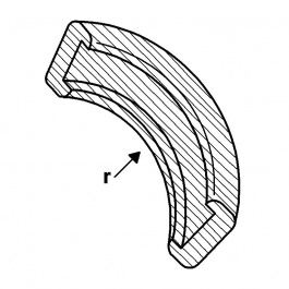 Teak Außenwinkel für N027